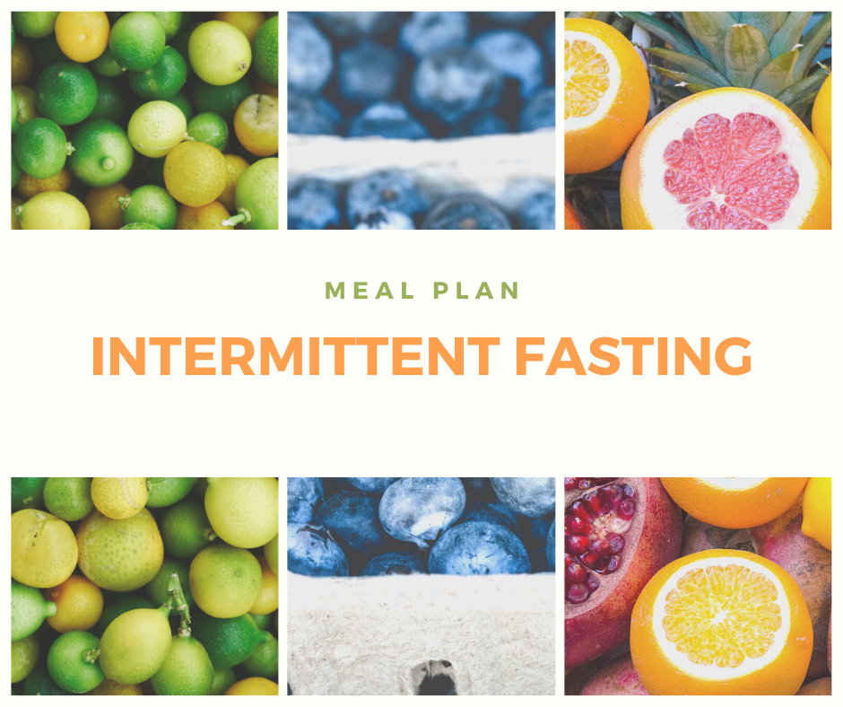 Standard Intermittent fasting Meal Plan