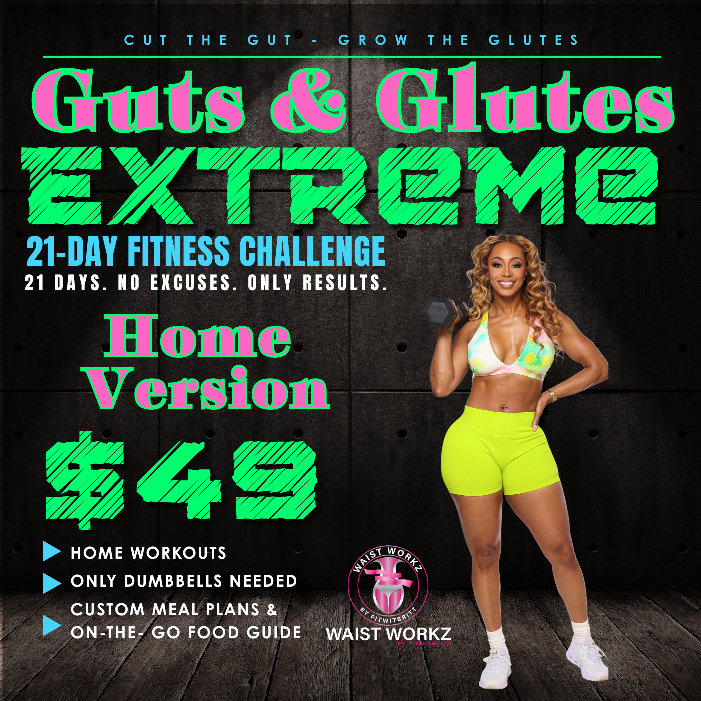 Guts & Glutes Challenge: Home Version