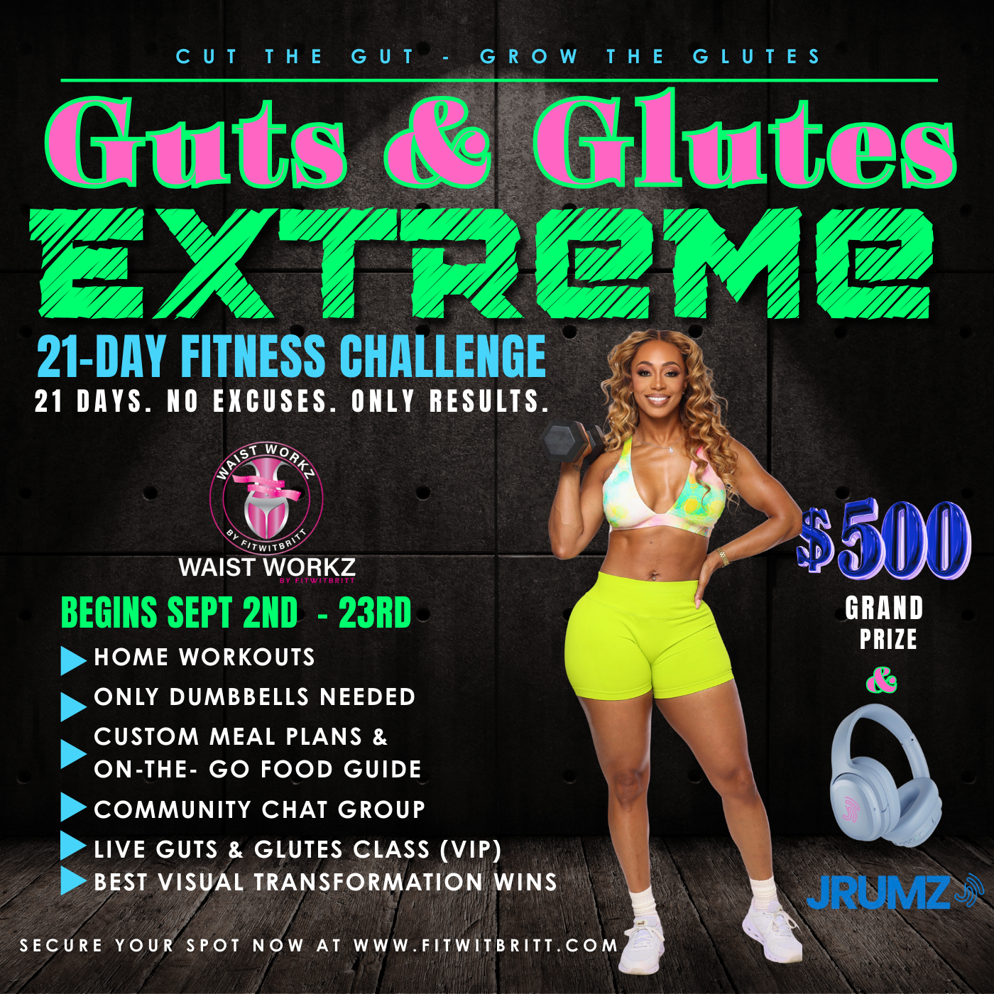 Guts & Glutes Extreme - Challenge ONLY (Option 1)