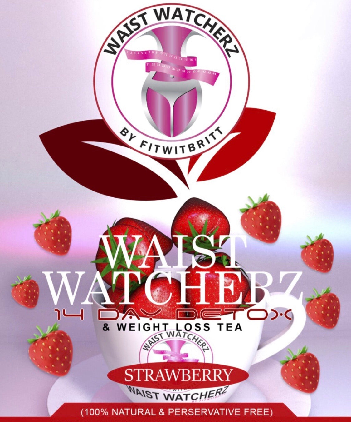 Strawberry Flavor Detox Tea