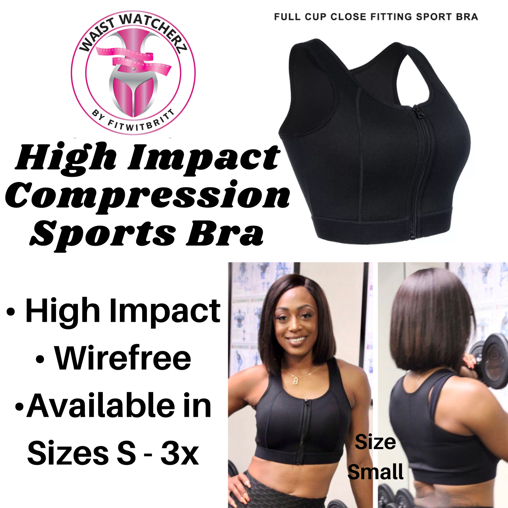 E2001 - Custom Sublimated Compression Sports Bra with Compression Brie –  World's Fastest Humans